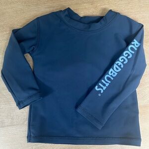 RuggedButts Navy Long Sleeve Kids Rashguard